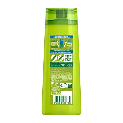 Fructis Dynami Lampsi 2 se 1 Shampoo Back